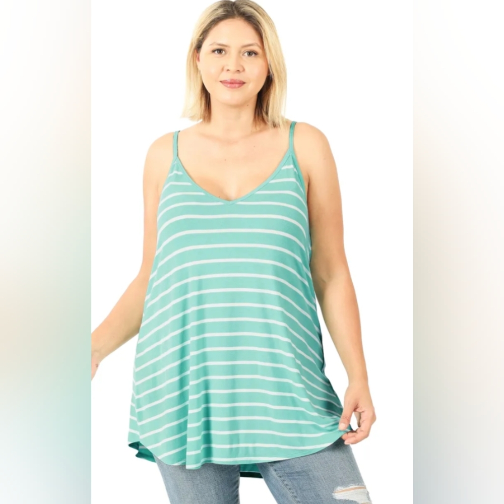 Zenana Front/ back reversible cami tank